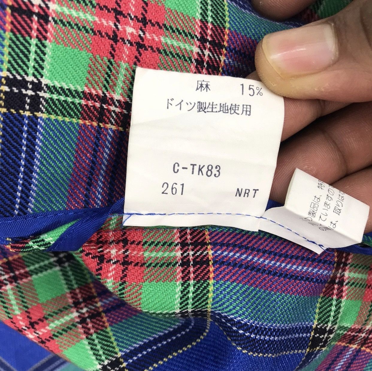 Yves Saint Laurent Yves Saint Laurent Tartan Jacket Size M / US 6-8 / IT 42-44 - 10 Thumbnail