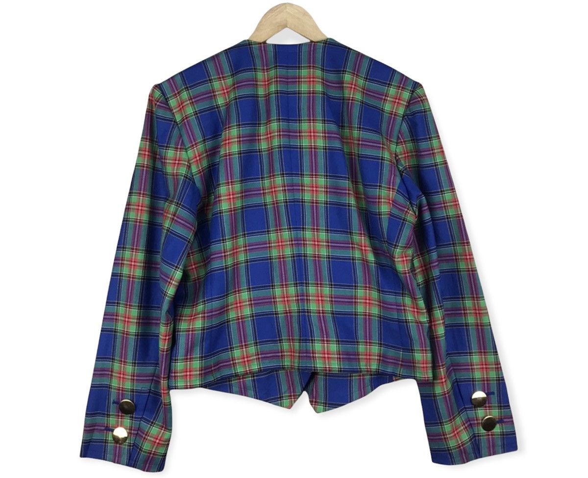 Yves Saint Laurent Yves Saint Laurent Tartan Jacket Size M / US 6-8 / IT 42-44 - 5 Thumbnail