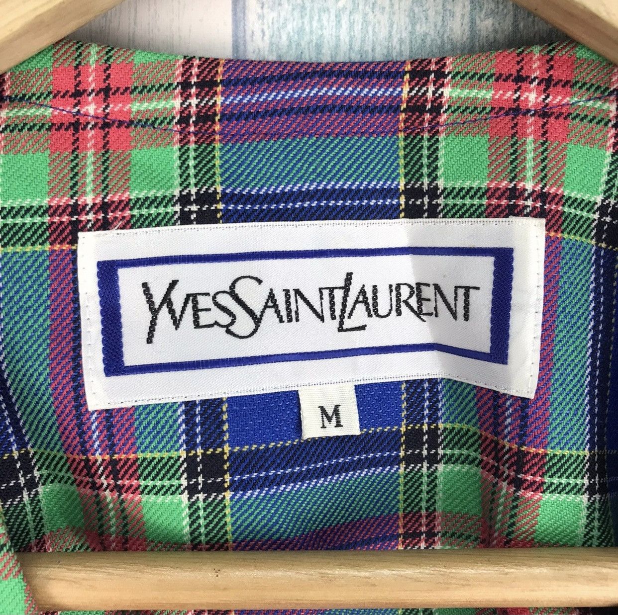 Yves Saint Laurent Yves Saint Laurent Tartan Jacket Size M / US 6-8 / IT 42-44 - 8 Thumbnail