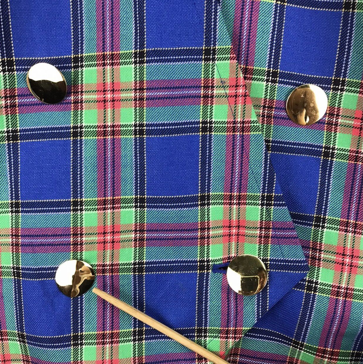 Yves Saint Laurent Yves Saint Laurent Tartan Jacket Size M / US 6-8 / IT 42-44 - 7 Thumbnail