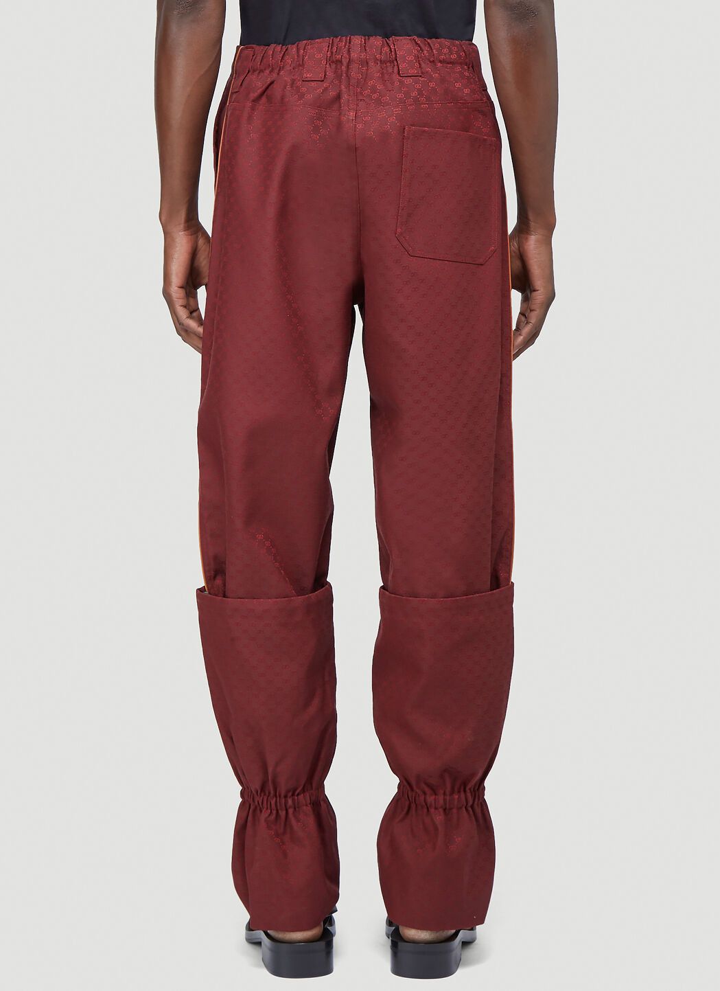 Gucci Gucci Detachable Gaiter Pants -- Burgundy. Size US 34 / EU 50 - 3 Thumbnail
