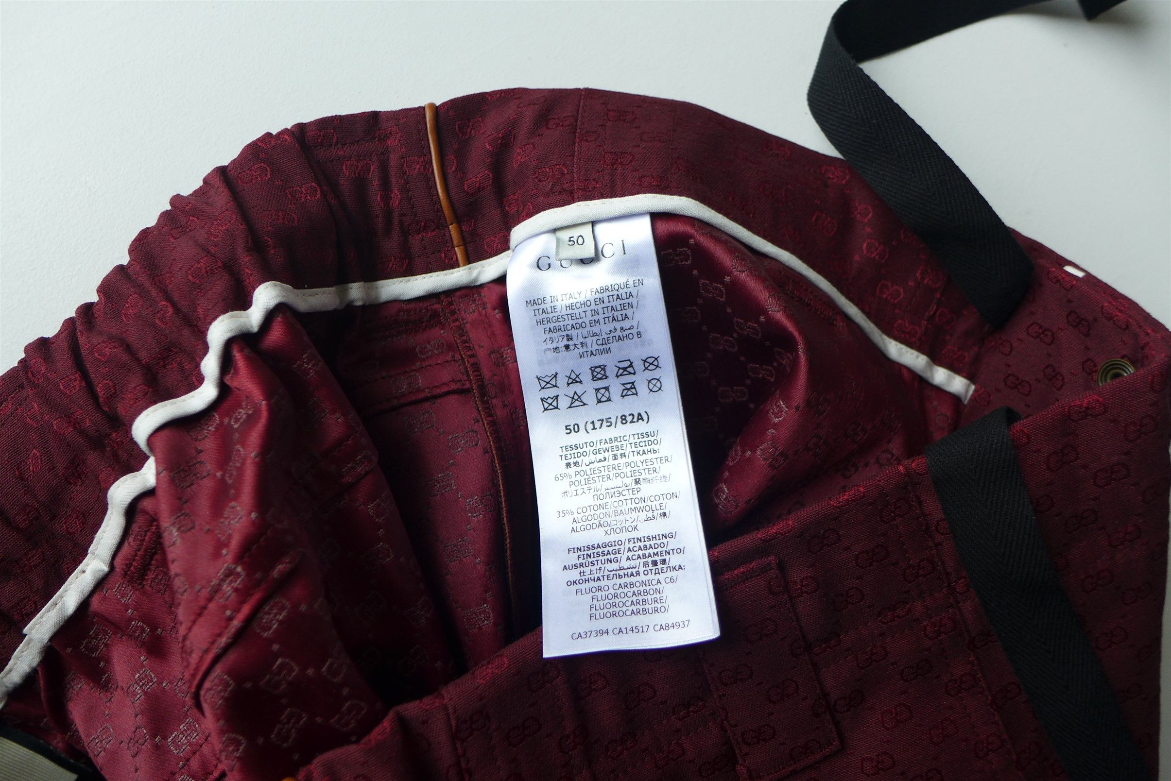 Gucci Gucci Detachable Gaiter Pants -- Burgundy. Size US 34 / EU 50 - 19 Thumbnail