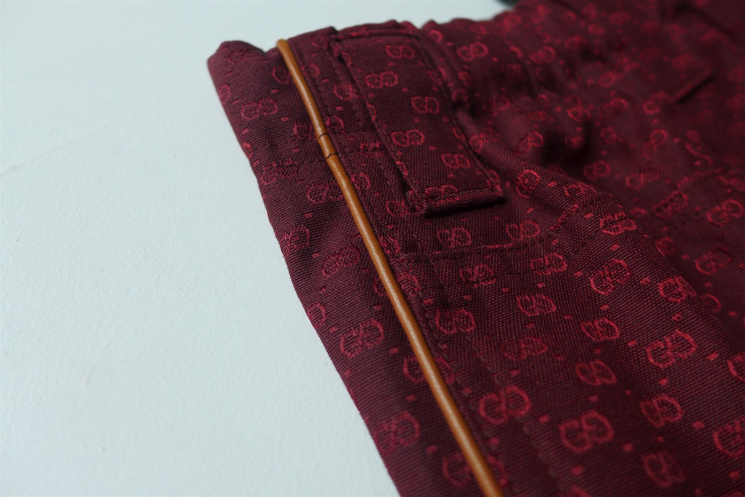 Gucci Gucci Detachable Gaiter Pants -- Burgundy. Size US 34 / EU 50 - 12 Thumbnail