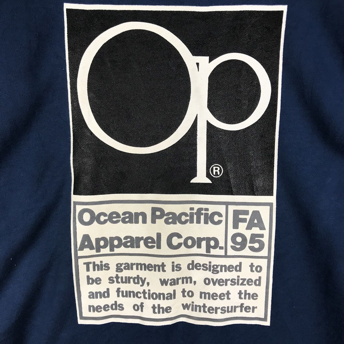 Ocean Pacific Vintage Ocean Pacific Turtleneck Sweatshirt Size US L / EU 52-54 / 3 - 6 Thumbnail