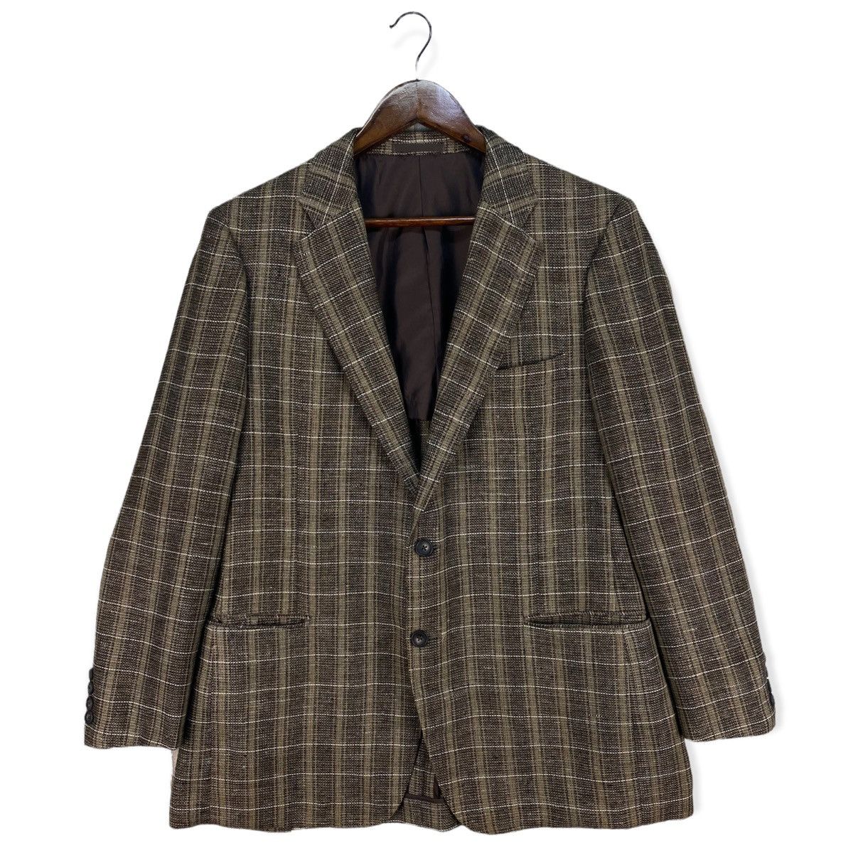 Burberry Vintage Burberry Plaid Blazer/Coat Size US L / EU 52-54 / 3 - 2 Thumbnail
