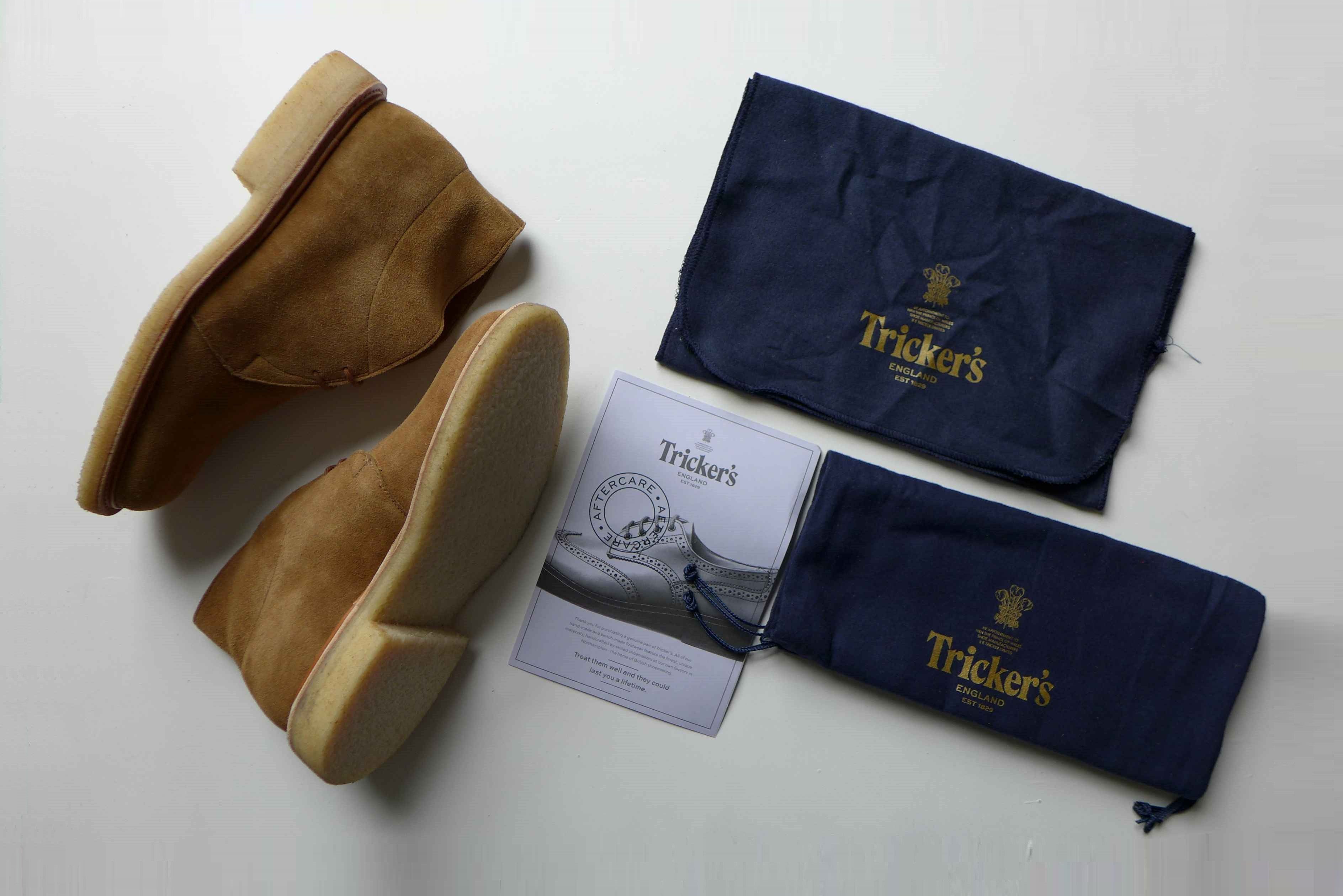 Tricker's Trickers Monty Chukka Boots -- Kudu Reverse Suede Size US 12 / EU 45 - 11 Thumbnail