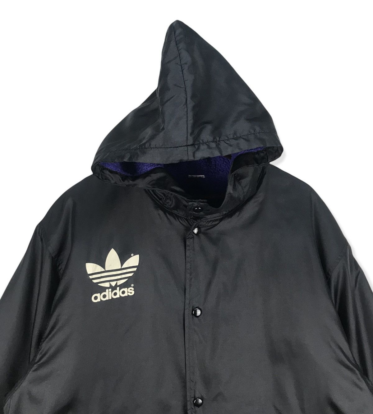 Adidas Vintage 90s Adidas Coach Long Jacket Size US M / EU 48-50 / 2 - 3 Thumbnail