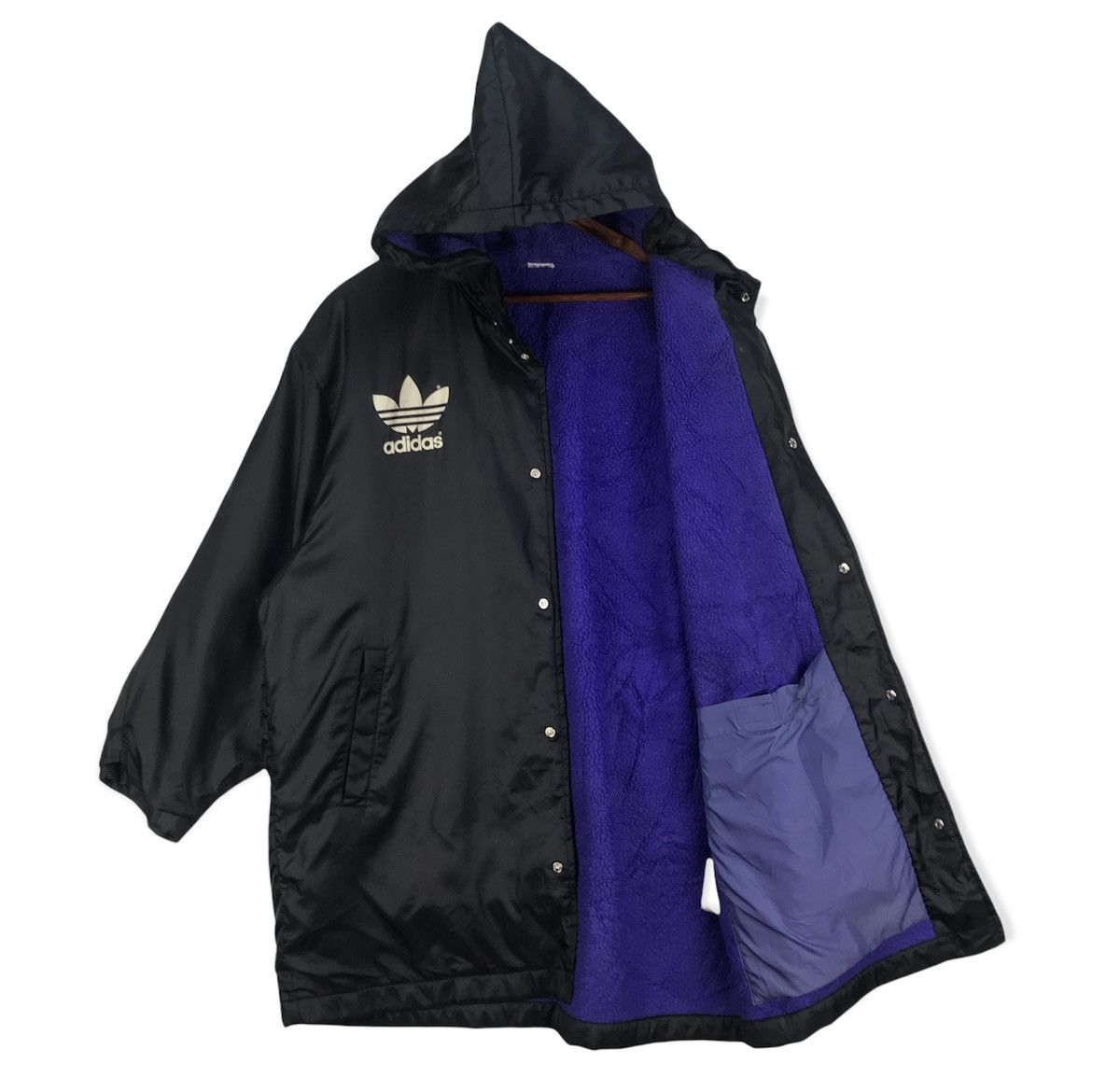 Adidas Vintage 90s Adidas Coach Long Jacket Size US M / EU 48-50 / 2 - 4 Thumbnail
