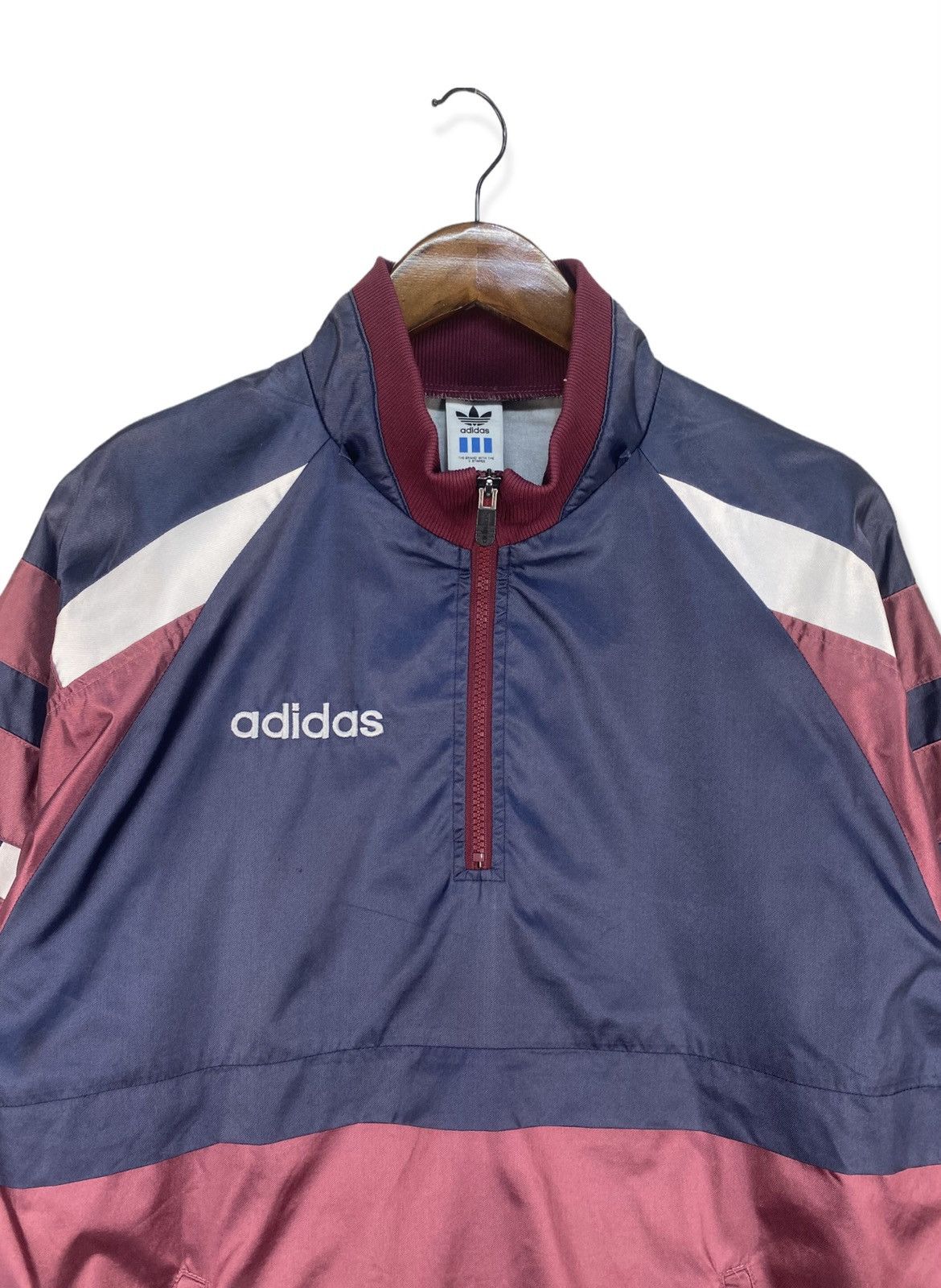 Adidas Vintage 90s Adidas Windbreaker Jacket Size US L / EU 52-54 / 3 - 2 Thumbnail