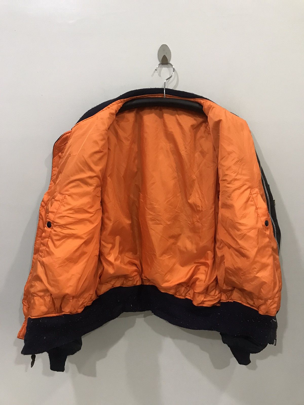 Alpha Industries × Vintage Vintage 80s ALPHA IND Us Air Force Reversible Flight Jacket Size US XXL / EU 58 / 5 - 14 Thumbnail
