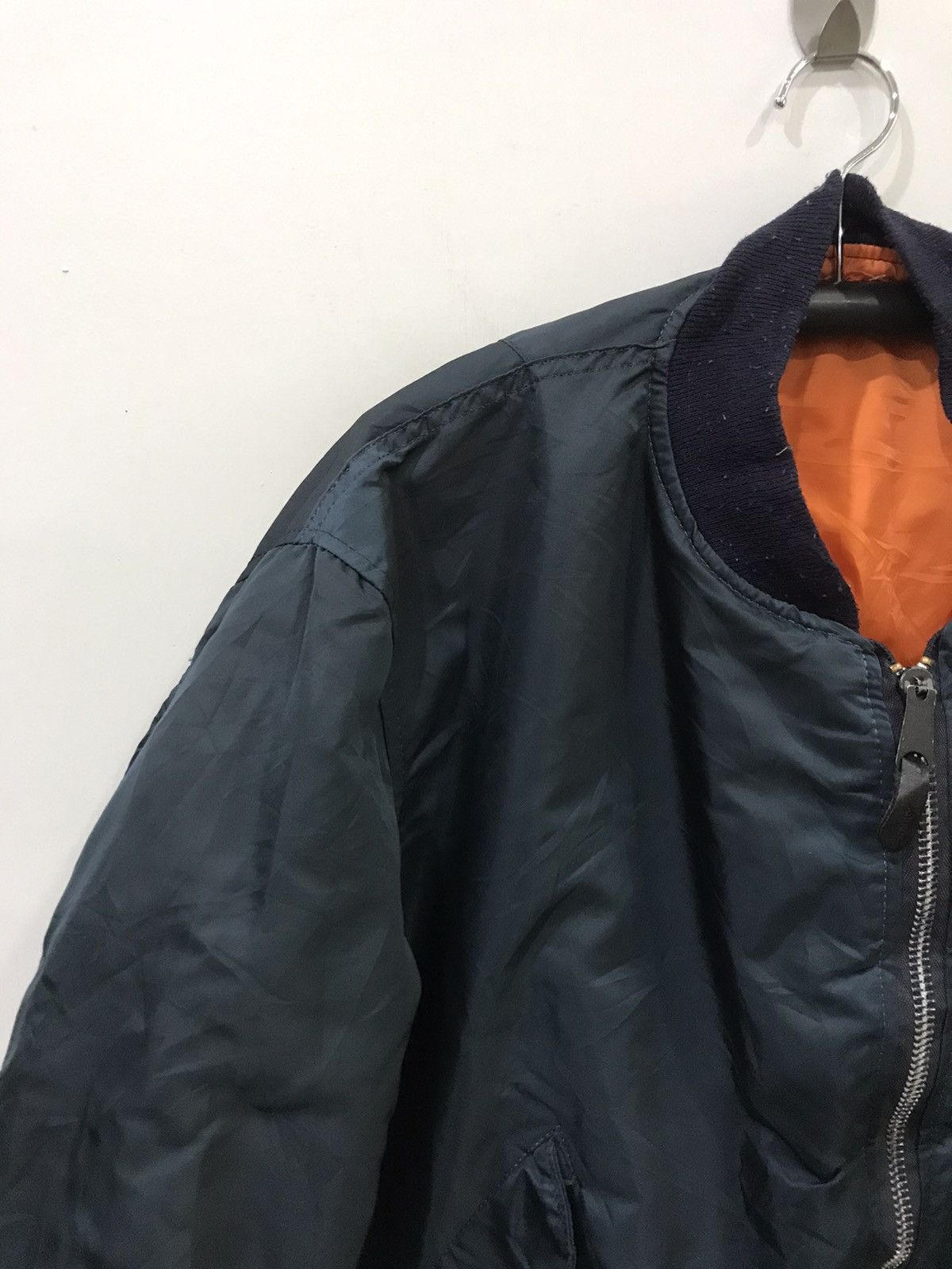 Alpha Industries × Vintage Vintage 80s ALPHA IND Us Air Force Reversible Flight Jacket Size US XXL / EU 58 / 5 - 4 Thumbnail