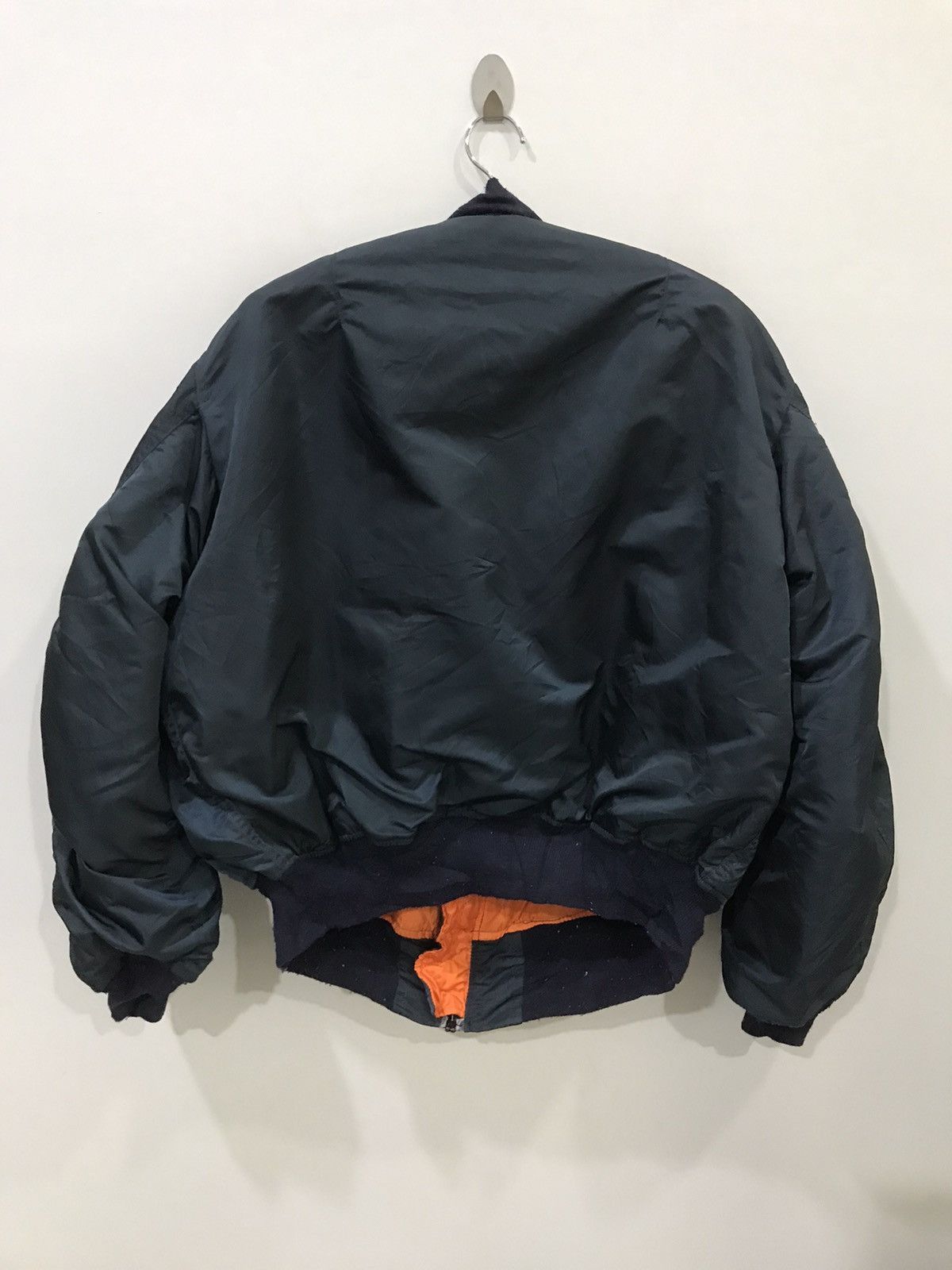 Alpha Industries × Vintage Vintage 80s ALPHA IND Us Air Force Reversible Flight Jacket Size US XXL / EU 58 / 5 - 11 Thumbnail