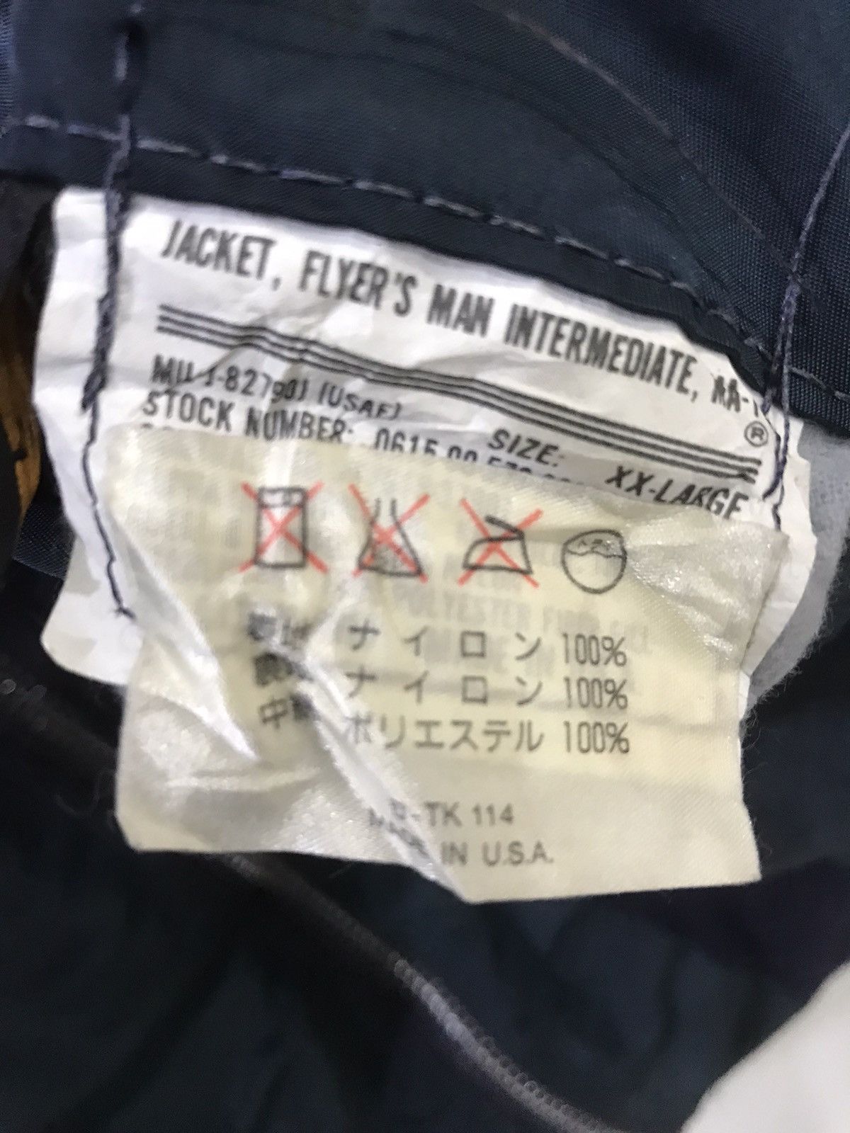 Alpha Industries × Vintage Vintage 80s ALPHA IND Us Air Force Reversible Flight Jacket Size US XXL / EU 58 / 5 - 13 Thumbnail