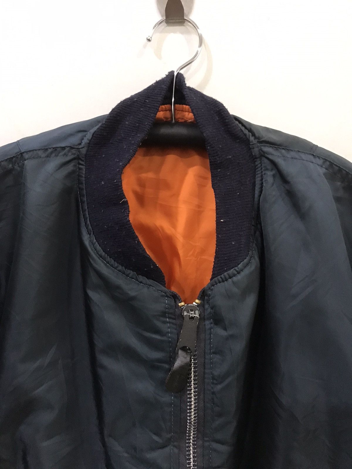 Alpha Industries × Vintage Vintage 80s ALPHA IND Us Air Force Reversible Flight Jacket Size US XXL / EU 58 / 5 - 2 Thumbnail