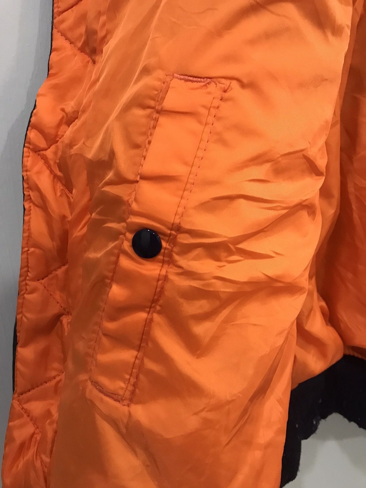 Alpha Industries × Vintage Vintage 80s ALPHA IND Us Air Force Reversible Flight Jacket Size US XXL / EU 58 / 5 - 15 Thumbnail