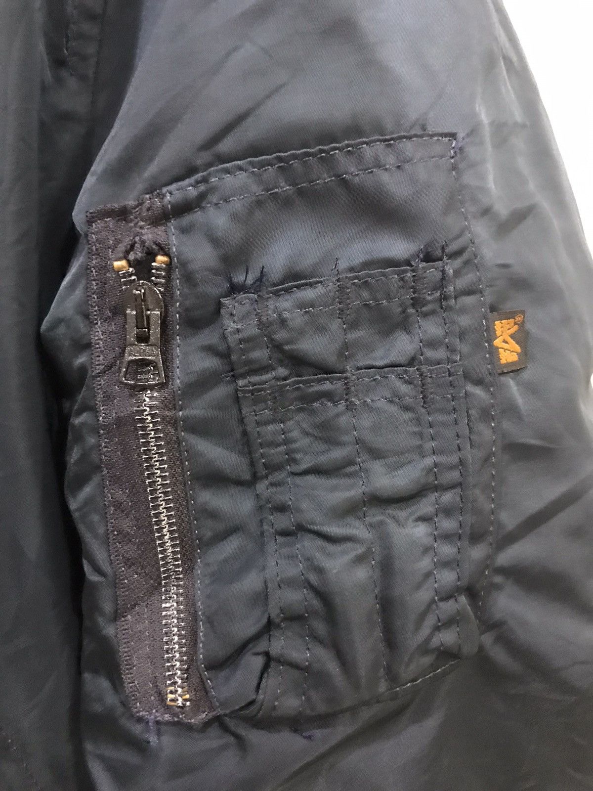 Alpha Industries × Vintage Vintage 80s ALPHA IND Us Air Force Reversible Flight Jacket Size US XXL / EU 58 / 5 - 8 Thumbnail