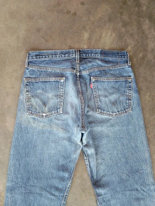 Levi's Vintage Levi's 501 Straight Leg Distressed Jeans 33x34 Size US 33 - 4 Thumbnail
