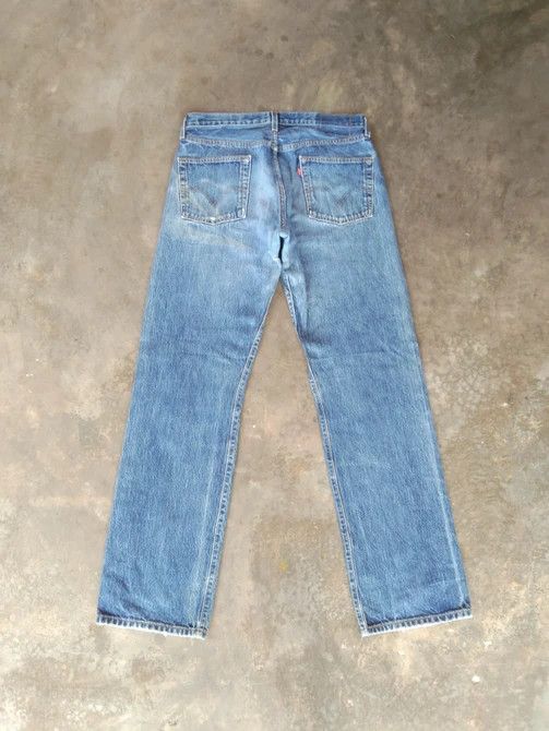 Levi's Vintage Levi's 501 Straight Leg Distressed Jeans 33x34 Size US 33 - 2 Thumbnail