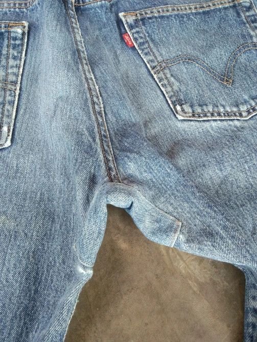 Levi's Vintage Levi's 501 Straight Leg Distressed Jeans 33x34 Size US 33 - 5 Thumbnail