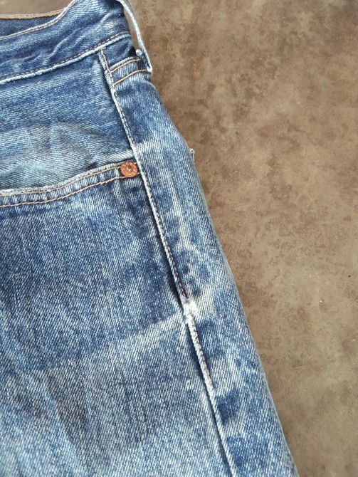 Levi's Vintage Levi's 501 Straight Leg Distressed Jeans 33x34 Size US 33 - 7 Thumbnail