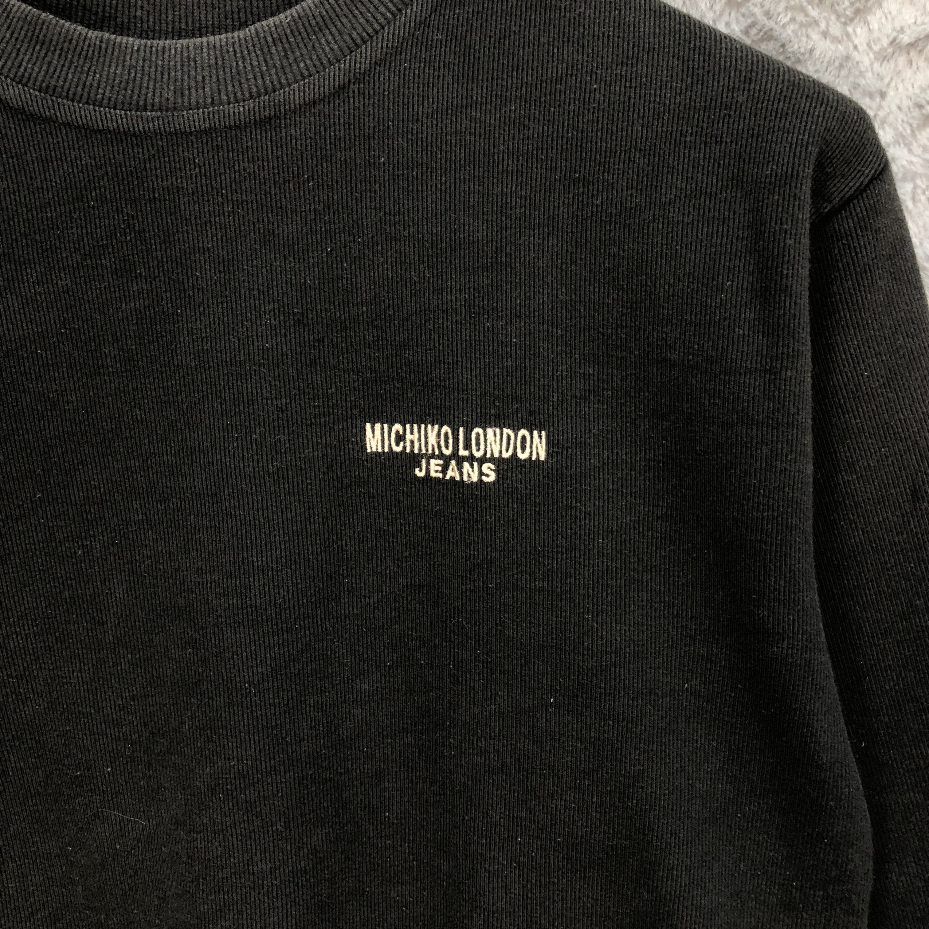 Michiko Koshino London Michiko London Jeans Embroidery Logo Sweatshirts #6037-218 Size US M / EU 48-50 / 2 - 6 Thumbnail