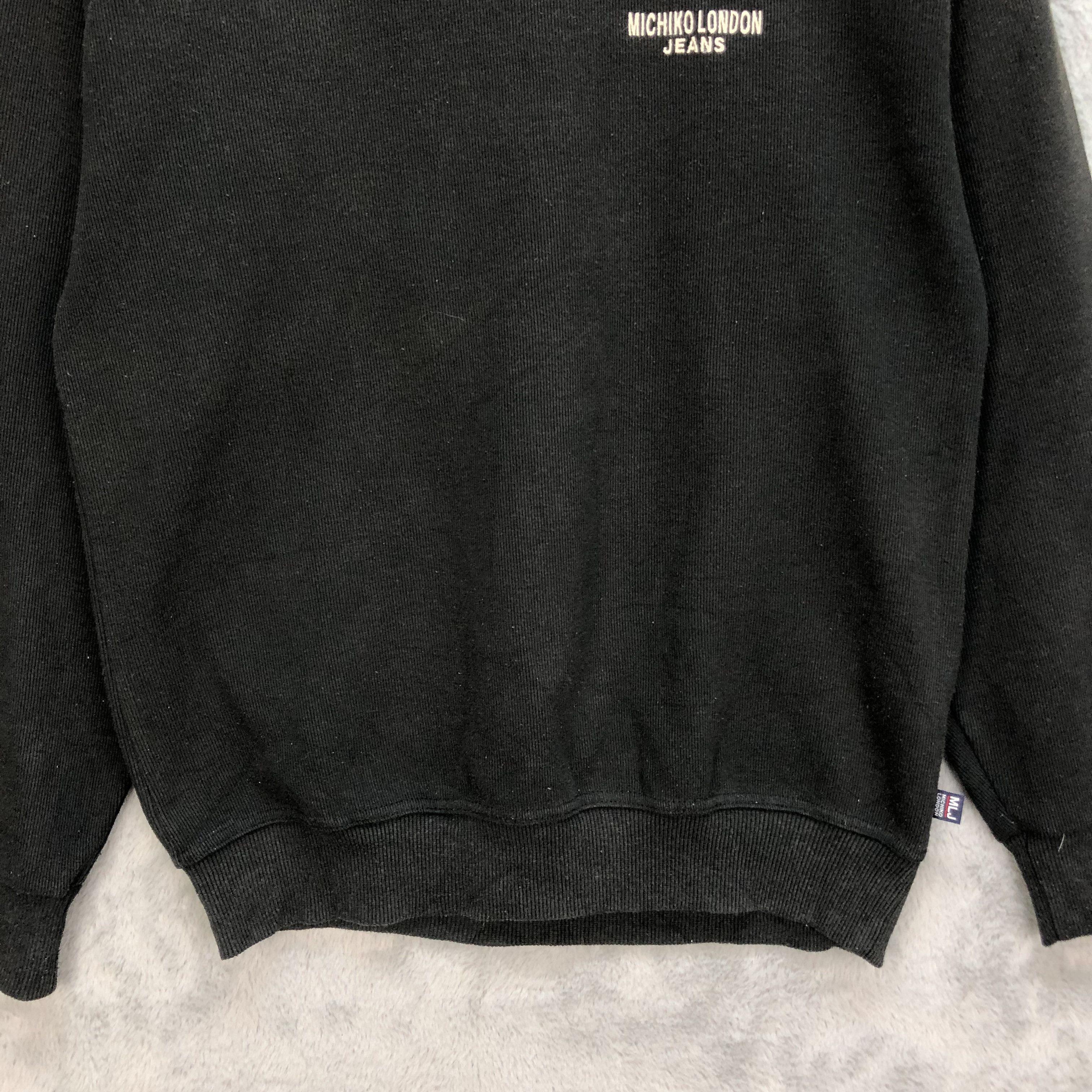 Michiko Koshino London Michiko London Jeans Embroidery Logo Sweatshirts #6037-218 Size US M / EU 48-50 / 2 - 7 Thumbnail