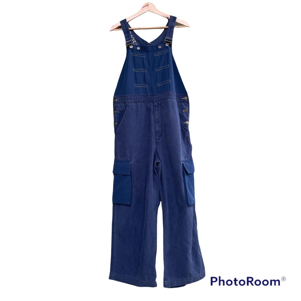 Japanese Brand Vintage SANTAFE 7 Pocket Overall Workwear Vintage Size US 37 - 1 Thumbnail
