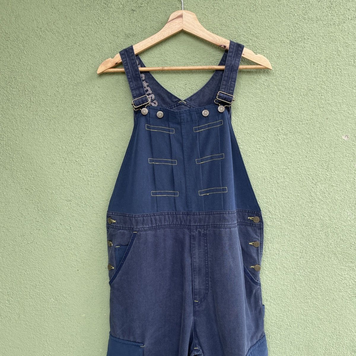 Japanese Brand Vintage SANTAFE 7 Pocket Overall Workwear Vintage Size US 37 - 2 Thumbnail