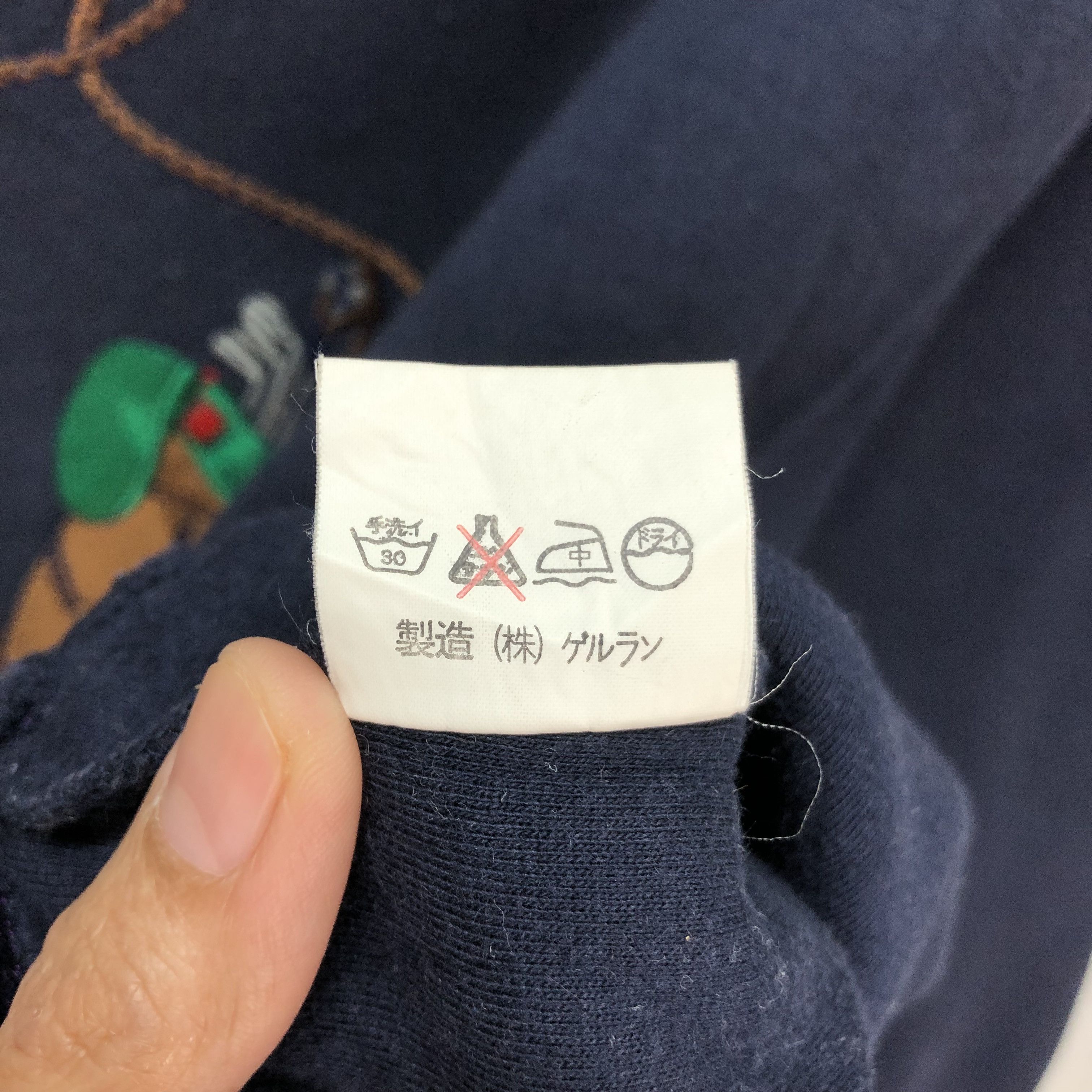 Japanese Brand Sporutino Play The Games Golfer Sweatshirts #6038-218 Size M / US 6-8 / IT 42-44 - 9 Thumbnail