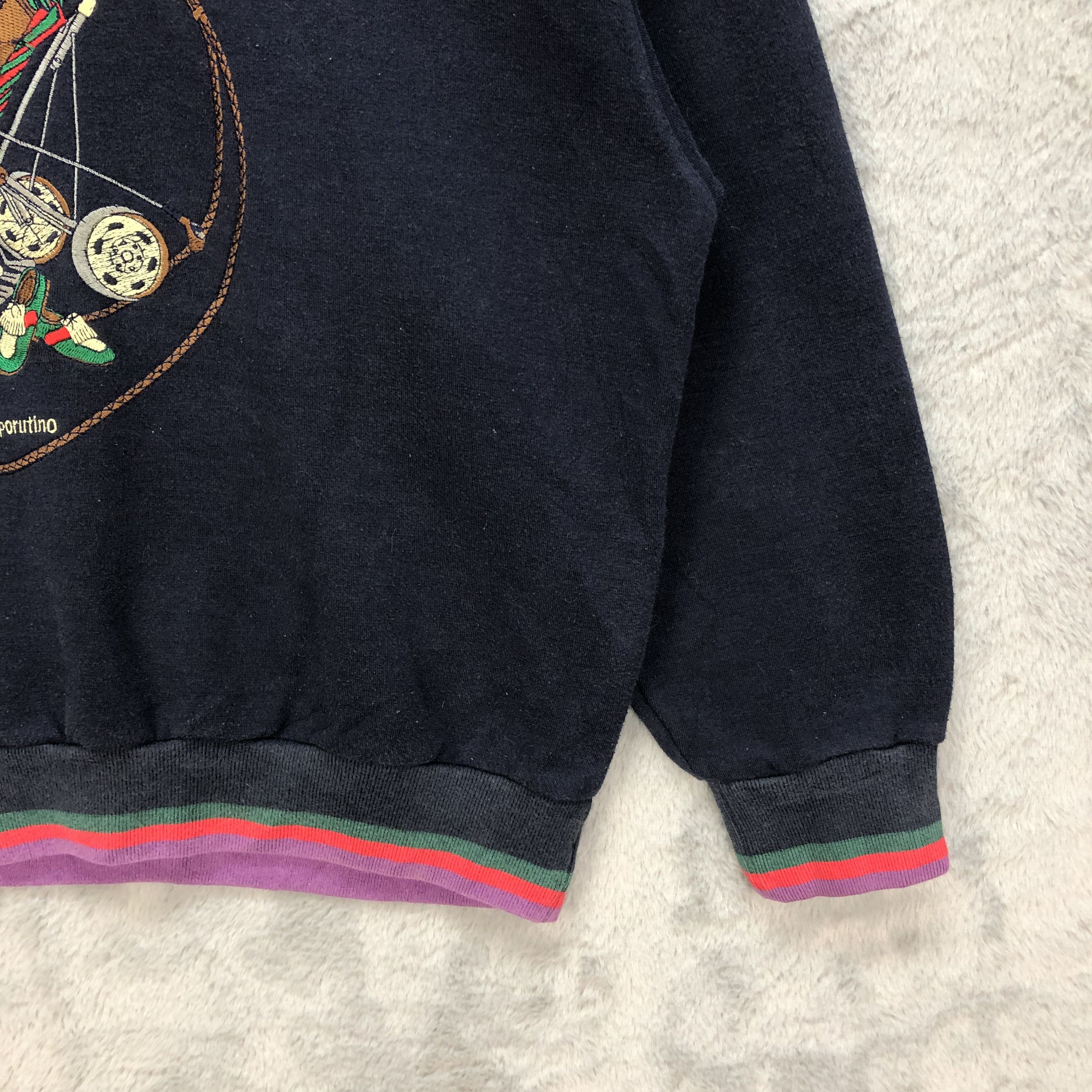 Japanese Brand Sporutino Play The Games Golfer Sweatshirts #6038-218 Size M / US 6-8 / IT 42-44 - 6 Thumbnail