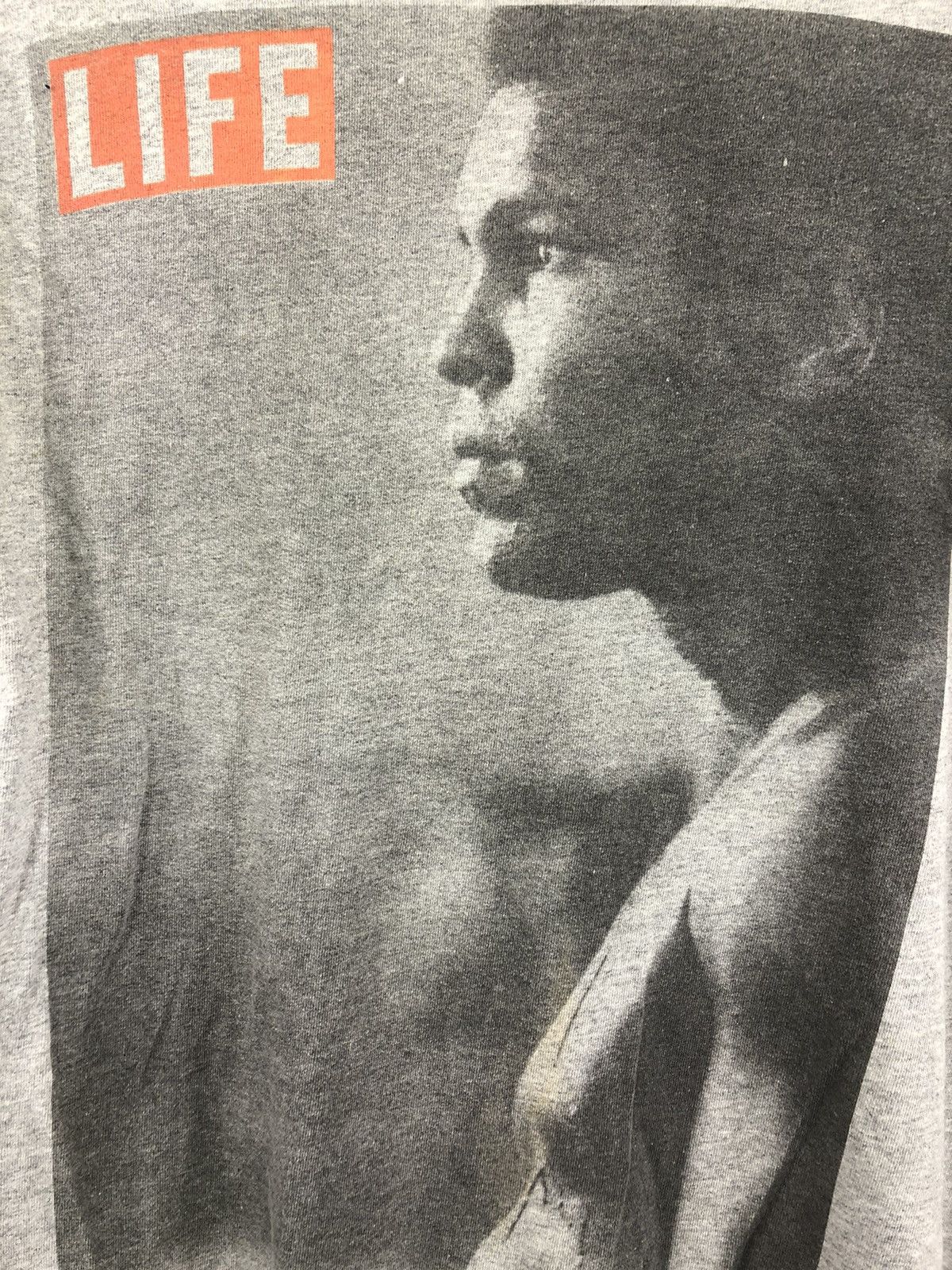 Vintage Vintage Gildan Big Logo Mohammad Ali T Shirt Grey Size M Size US M / EU 48-50 / 2 - 4 Thumbnail