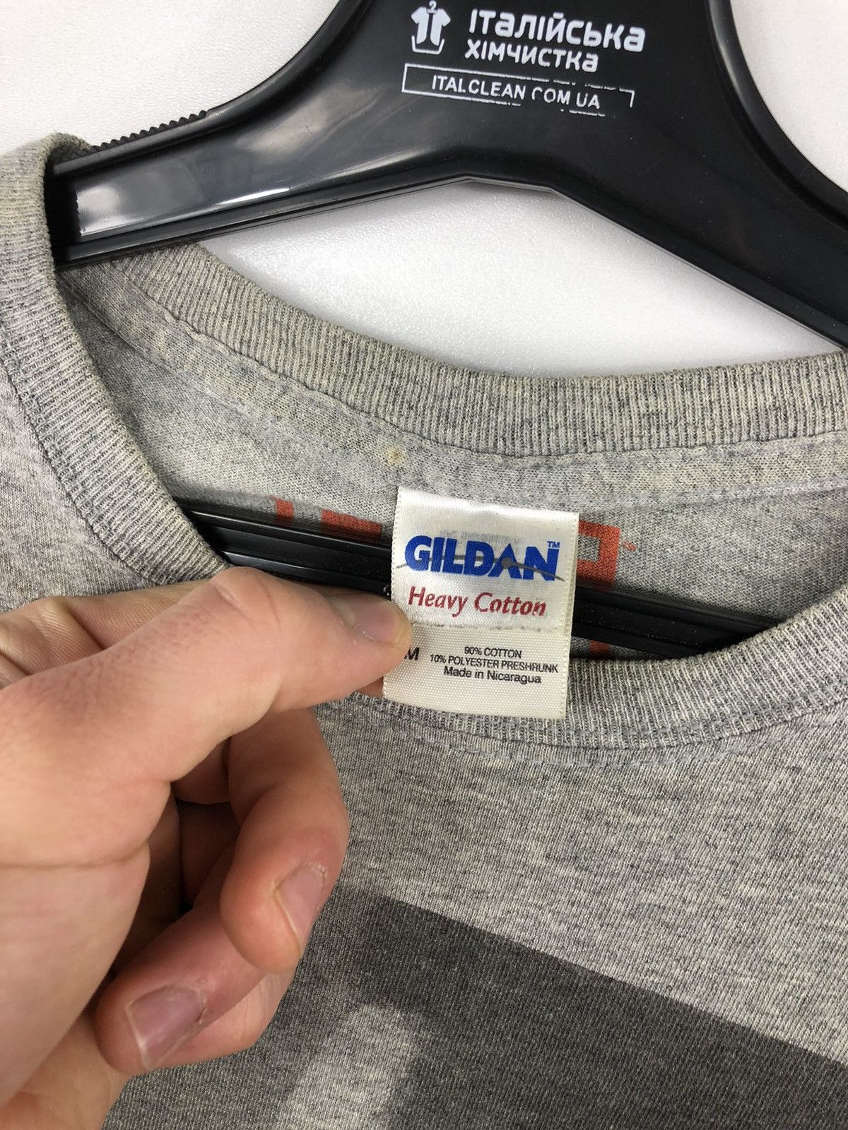 Vintage Vintage Gildan Big Logo Mohammad Ali T Shirt Grey Size M Size US M / EU 48-50 / 2 - 8 Thumbnail