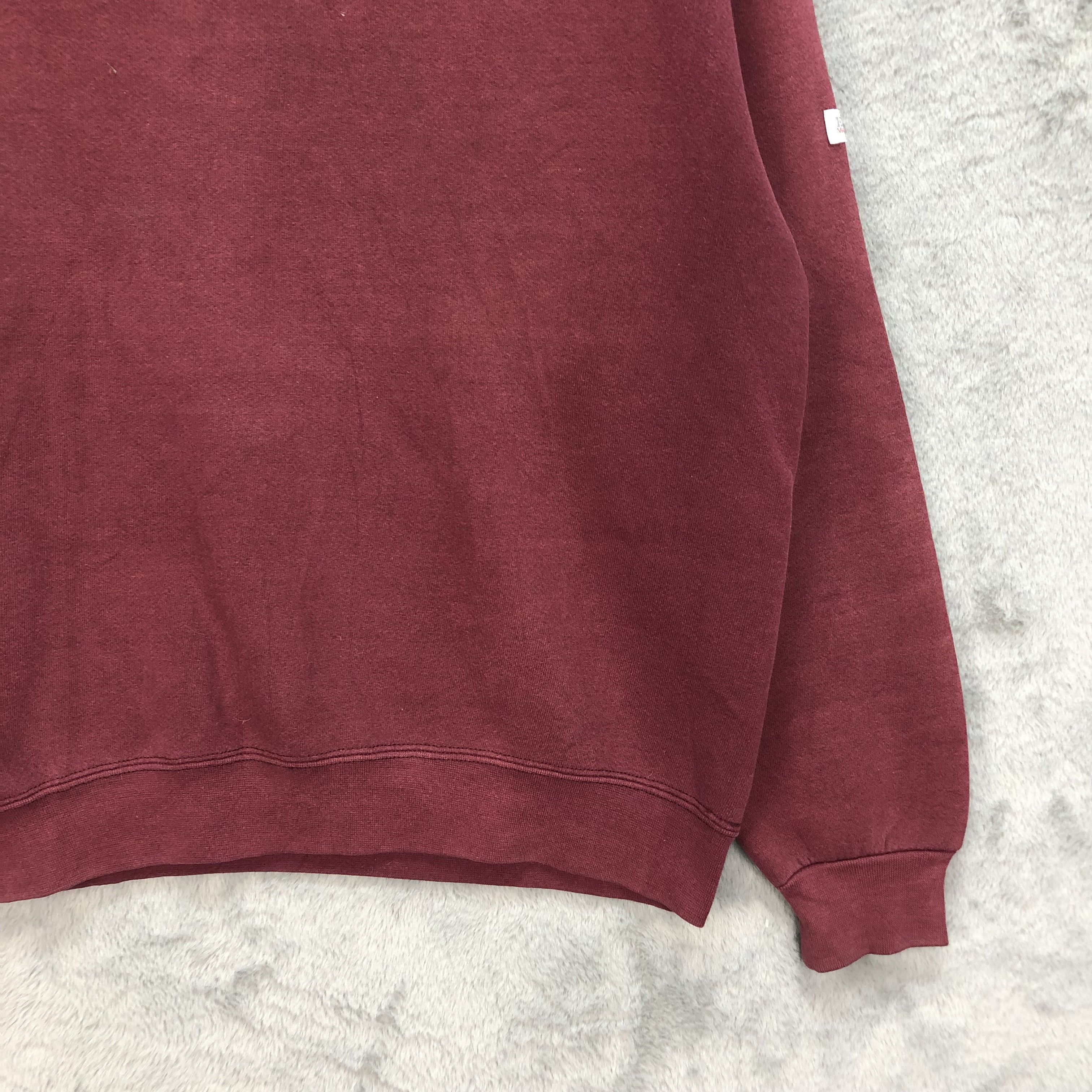 Edwin VINTAGE 90's EDWIN MADE IN USA PLAIN SWEATSHIRTS #5160-176 Size US L / EU 52-54 / 3 - 5 Thumbnail