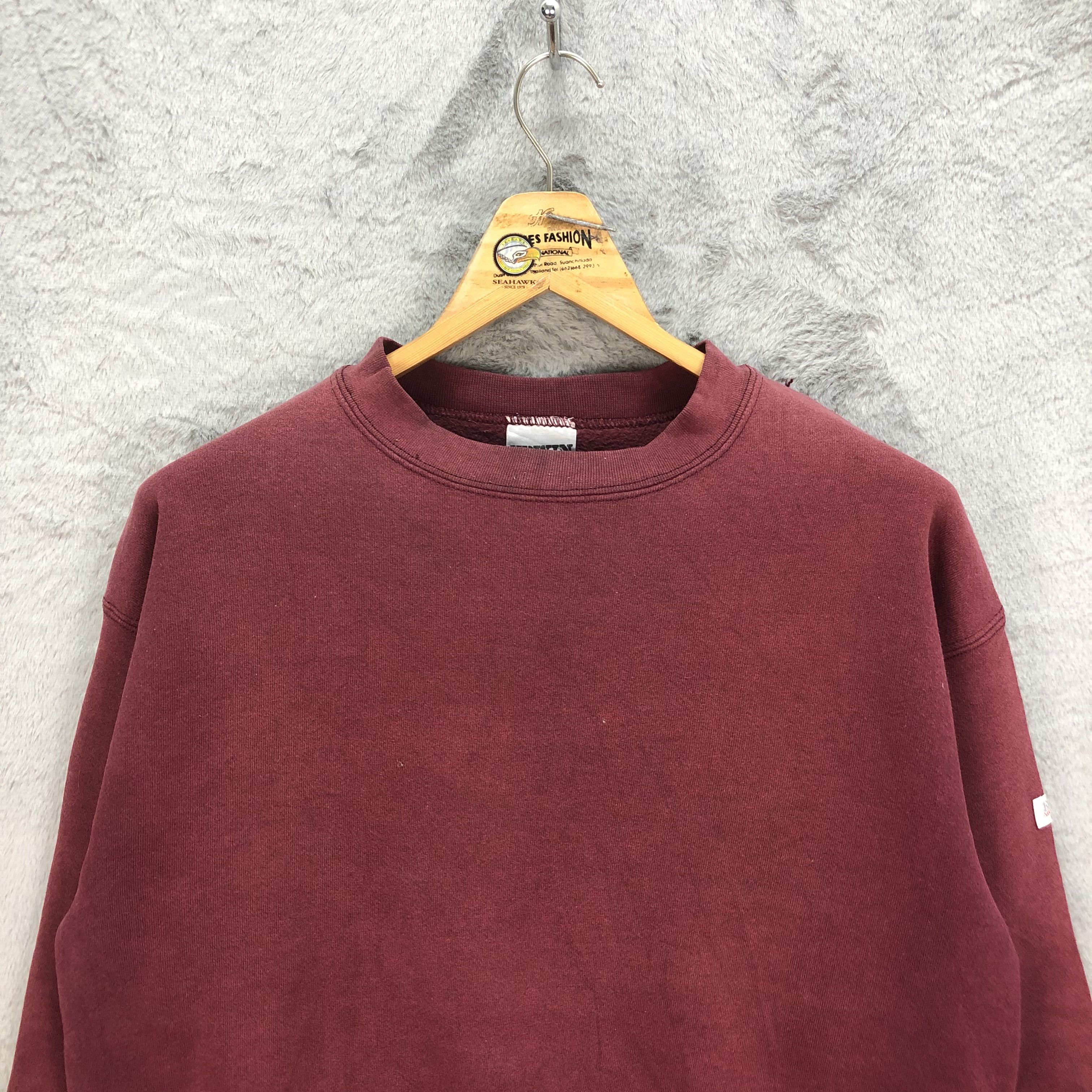 Edwin VINTAGE 90's EDWIN MADE IN USA PLAIN SWEATSHIRTS #5160-176 Size US L / EU 52-54 / 3 - 2 Thumbnail