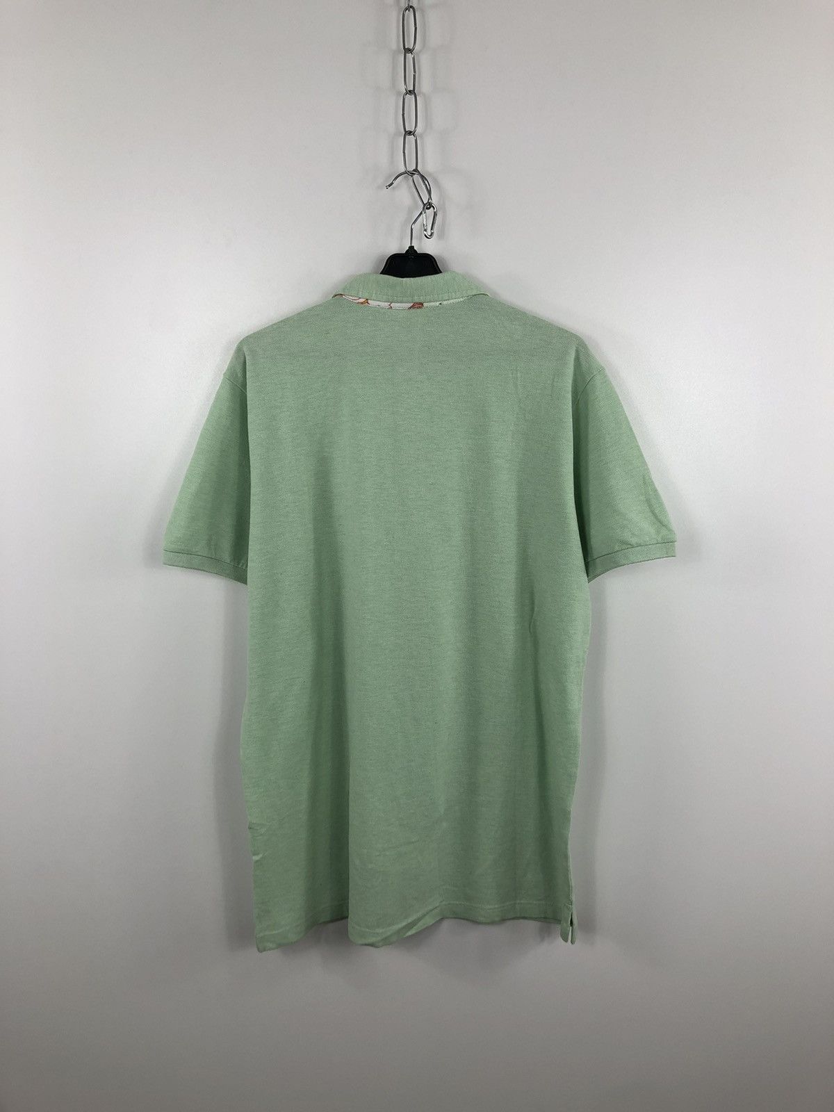 Etro × Vintage Etro Polo T-Shirt Small Embroidery Logo Green Size XL Size US XL / EU 56 / 4 - 2 Thumbnail