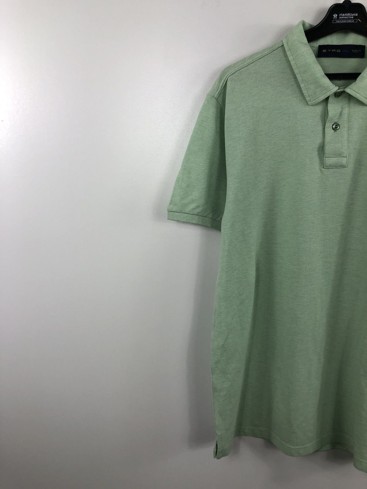 Etro × Vintage Etro Polo T-Shirt Small Embroidery Logo Green Size XL Size US XL / EU 56 / 4 - 5 Thumbnail