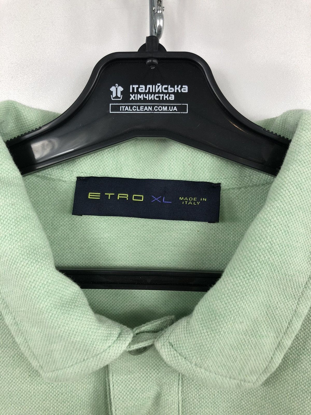 Etro × Vintage Etro Polo T-Shirt Small Embroidery Logo Green Size XL Size US XL / EU 56 / 4 - 6 Thumbnail