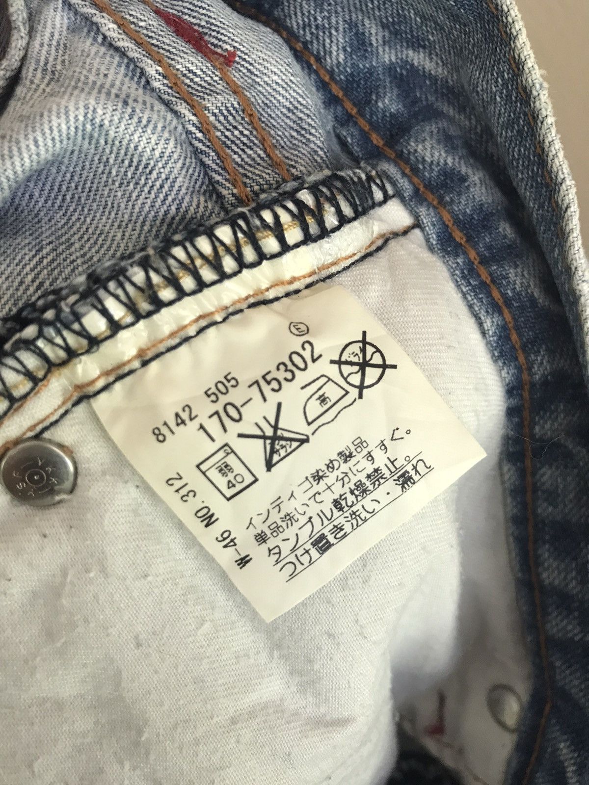 Japanese Brand Takeo Kikuchi jeans nice design Size US 34 / EU 50 - 10 Thumbnail