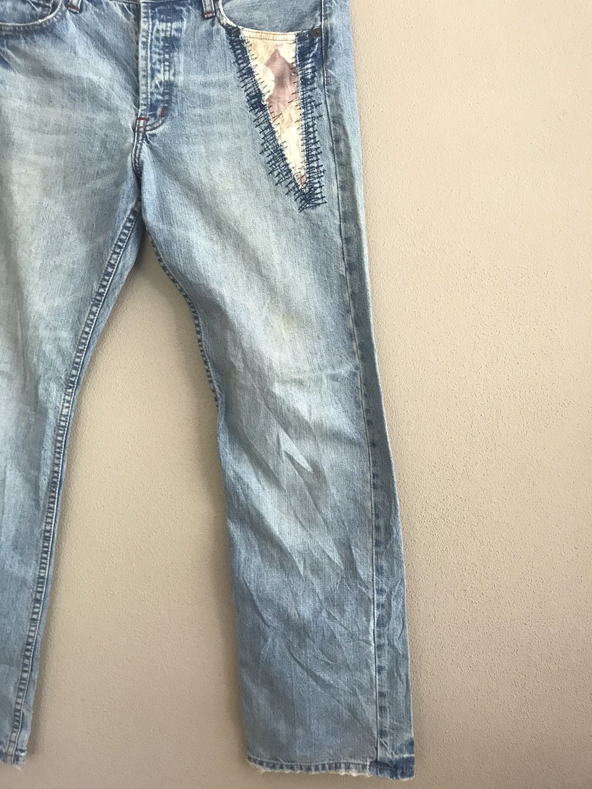 Japanese Brand Takeo Kikuchi jeans nice design Size US 34 / EU 50 - 6 Thumbnail