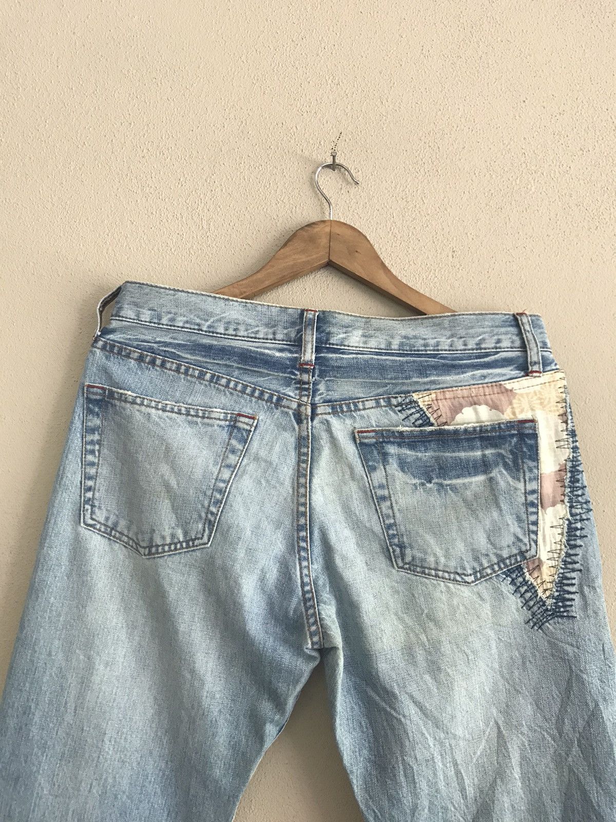 Japanese Brand Takeo Kikuchi jeans nice design Size US 34 / EU 50 - 4 Thumbnail