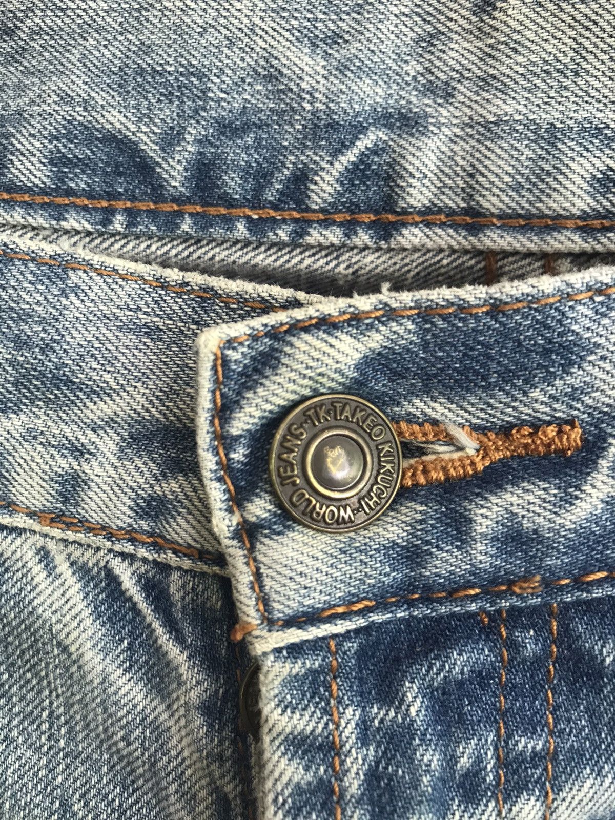 Japanese Brand Takeo Kikuchi jeans nice design Size US 34 / EU 50 - 8 Thumbnail