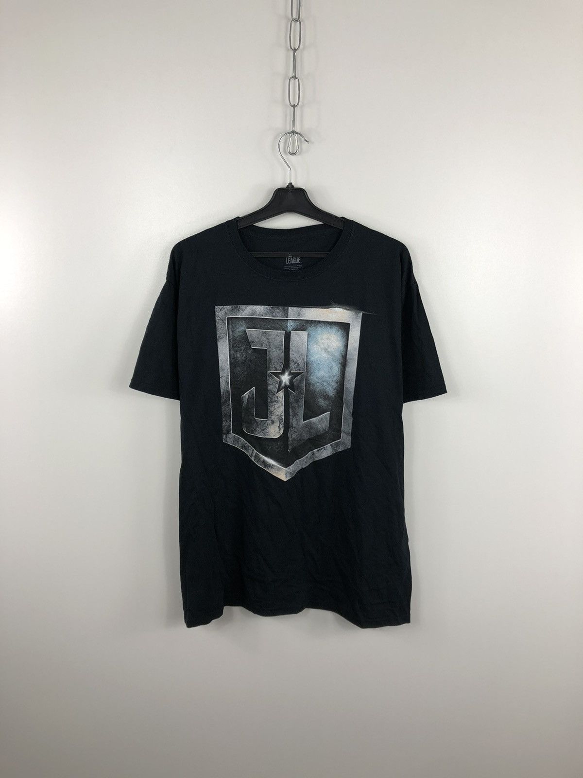 DC Comics × Vintage Vintage Dc Comics Justice League T-Shirt Big Logo Size L Size US L / EU 52-54 / 3 - 1 Thumbnail