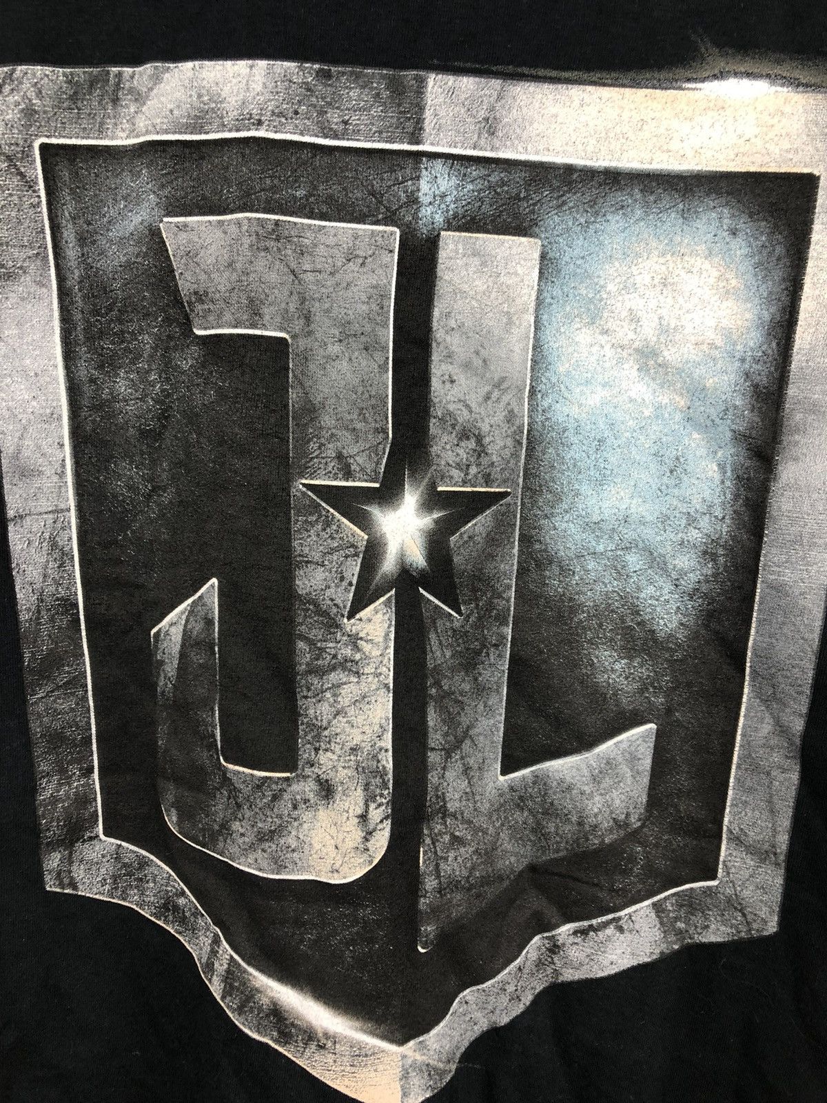 DC Comics × Vintage Vintage Dc Comics Justice League T-Shirt Big Logo Size L Size US L / EU 52-54 / 3 - 3 Thumbnail