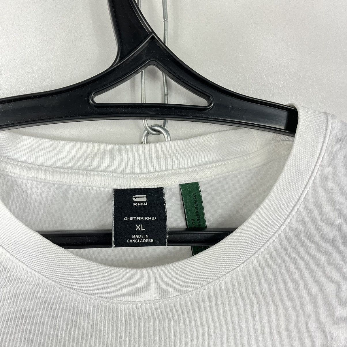 G-Star G-Star Raw T-Shirt White Big Centre Logo Size XL Size US XL / EU 56 / 4 - 4 Thumbnail