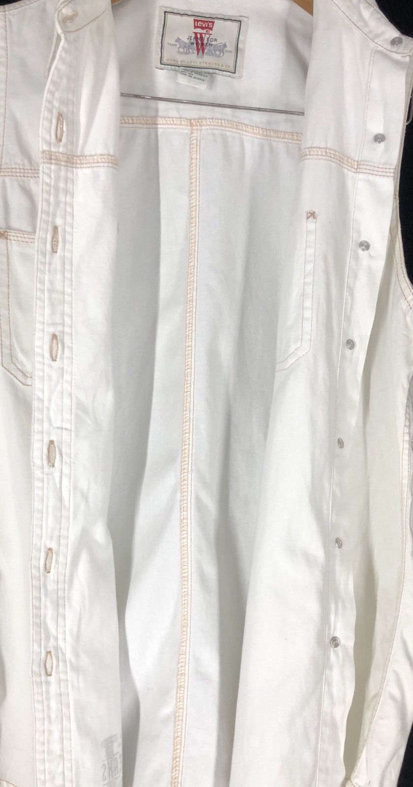 Levi's Vintage Clothing × Vintage Vintage Levis Denim Vest/ Jacket Size US M / EU 48-50 / 2 - 6 Thumbnail