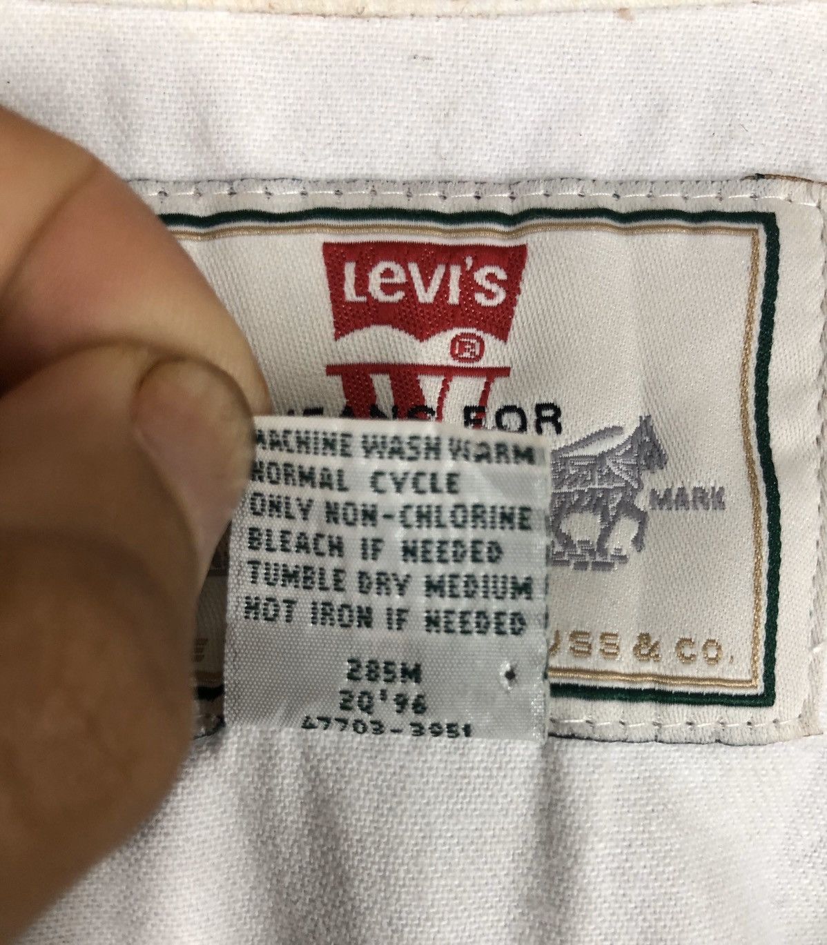 Levi's Vintage Clothing × Vintage Vintage Levis Denim Vest/ Jacket Size US M / EU 48-50 / 2 - 10 Thumbnail