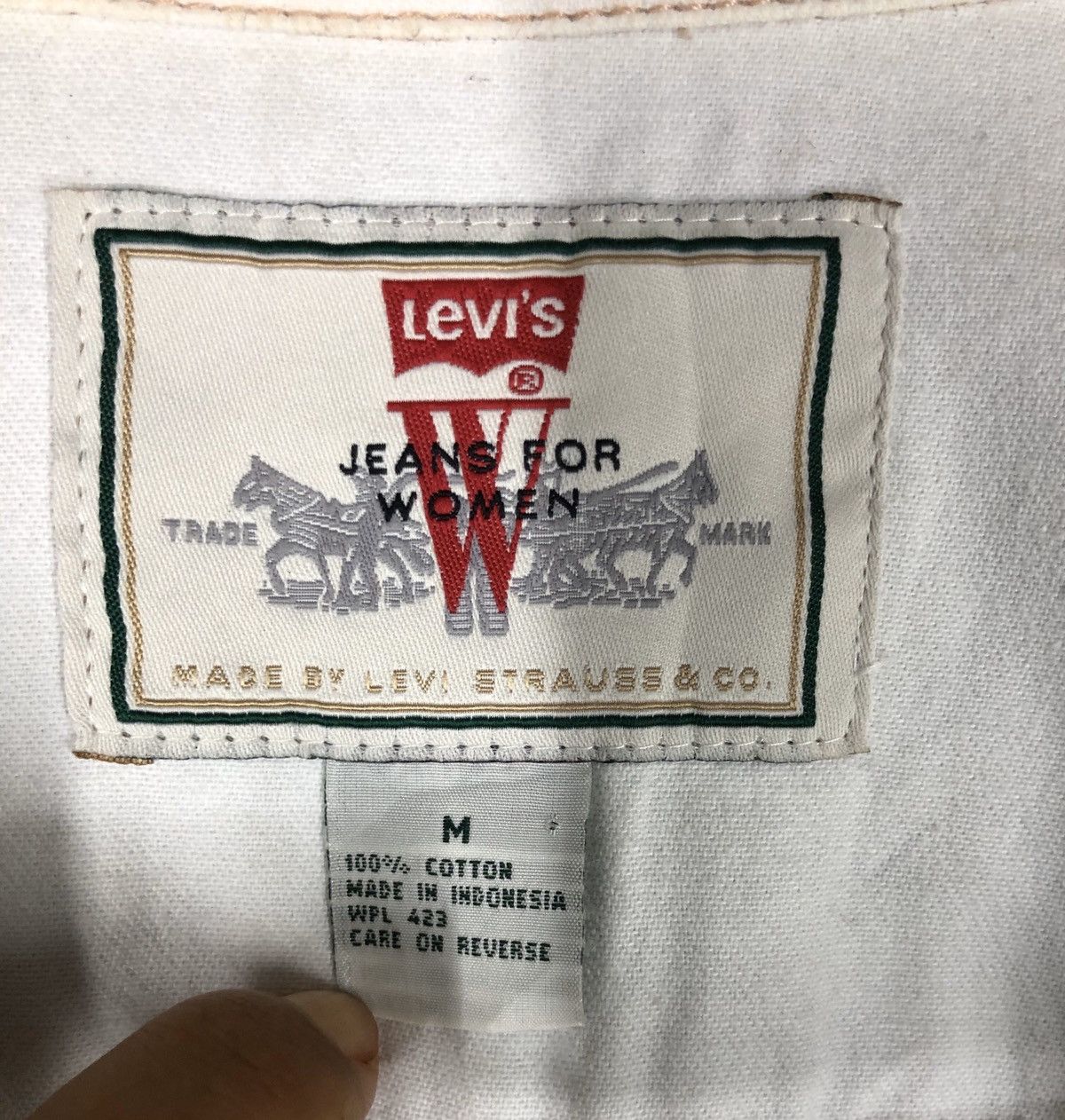 Levi's Vintage Clothing × Vintage Vintage Levis Denim Vest/ Jacket Size US M / EU 48-50 / 2 - 9 Thumbnail
