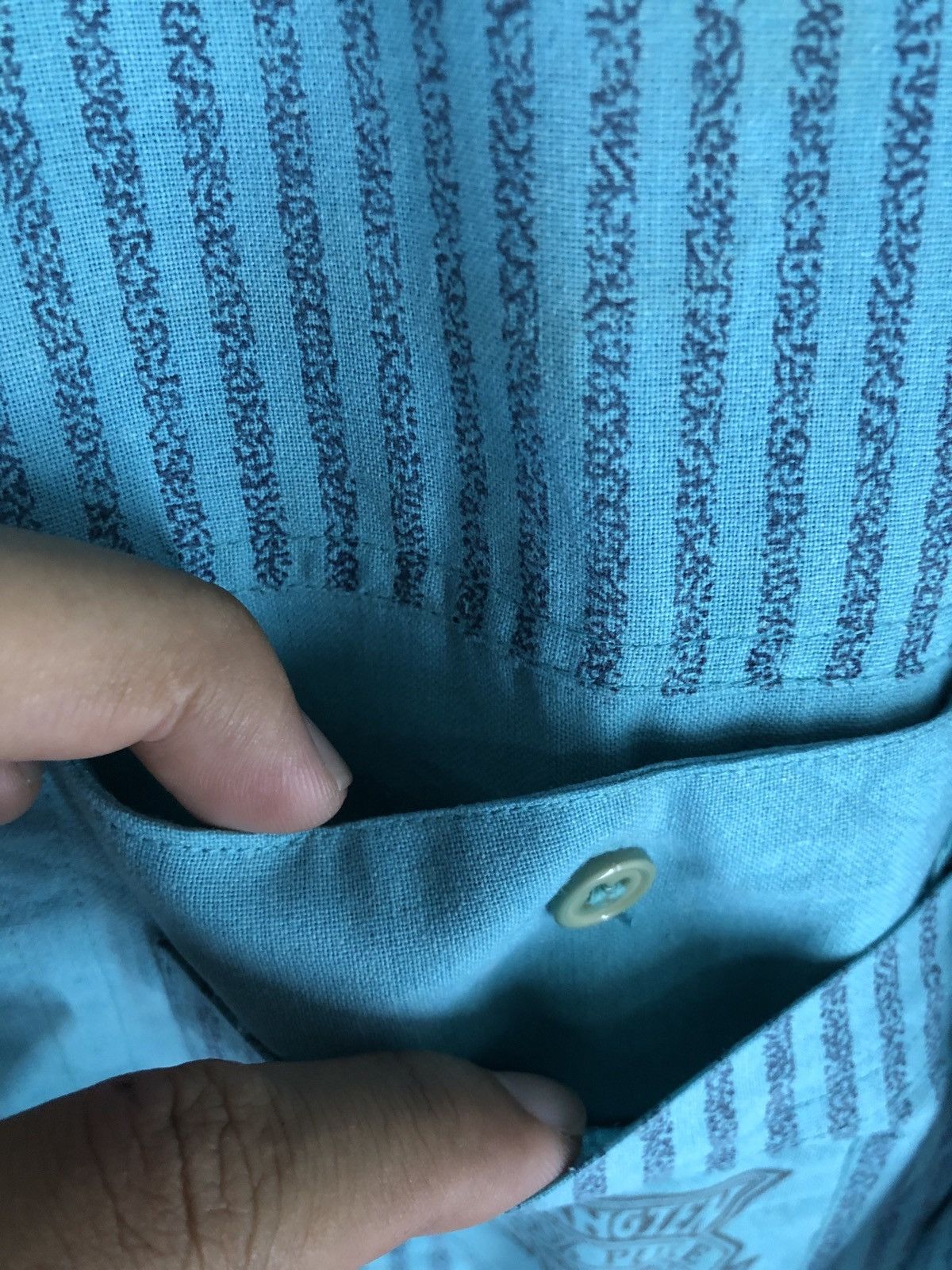 Hang Ten × Vintage Rare Hang Ten single pocket striped tshirt skate surf Size US L / EU 52-54 / 3 - 6 Thumbnail