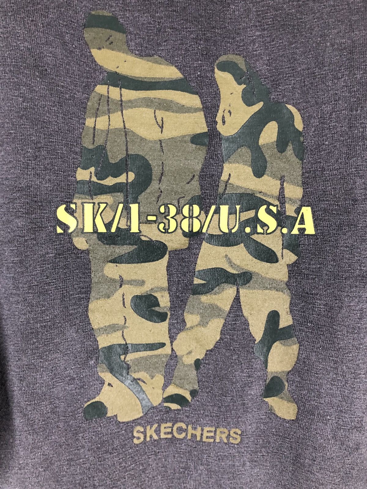 SKECHERS × Vintage Vintage 90s Sketchers USA Army Sweatshirt Crewneck cw21 Size US L / EU 52-54 / 3 - 5 Thumbnail
