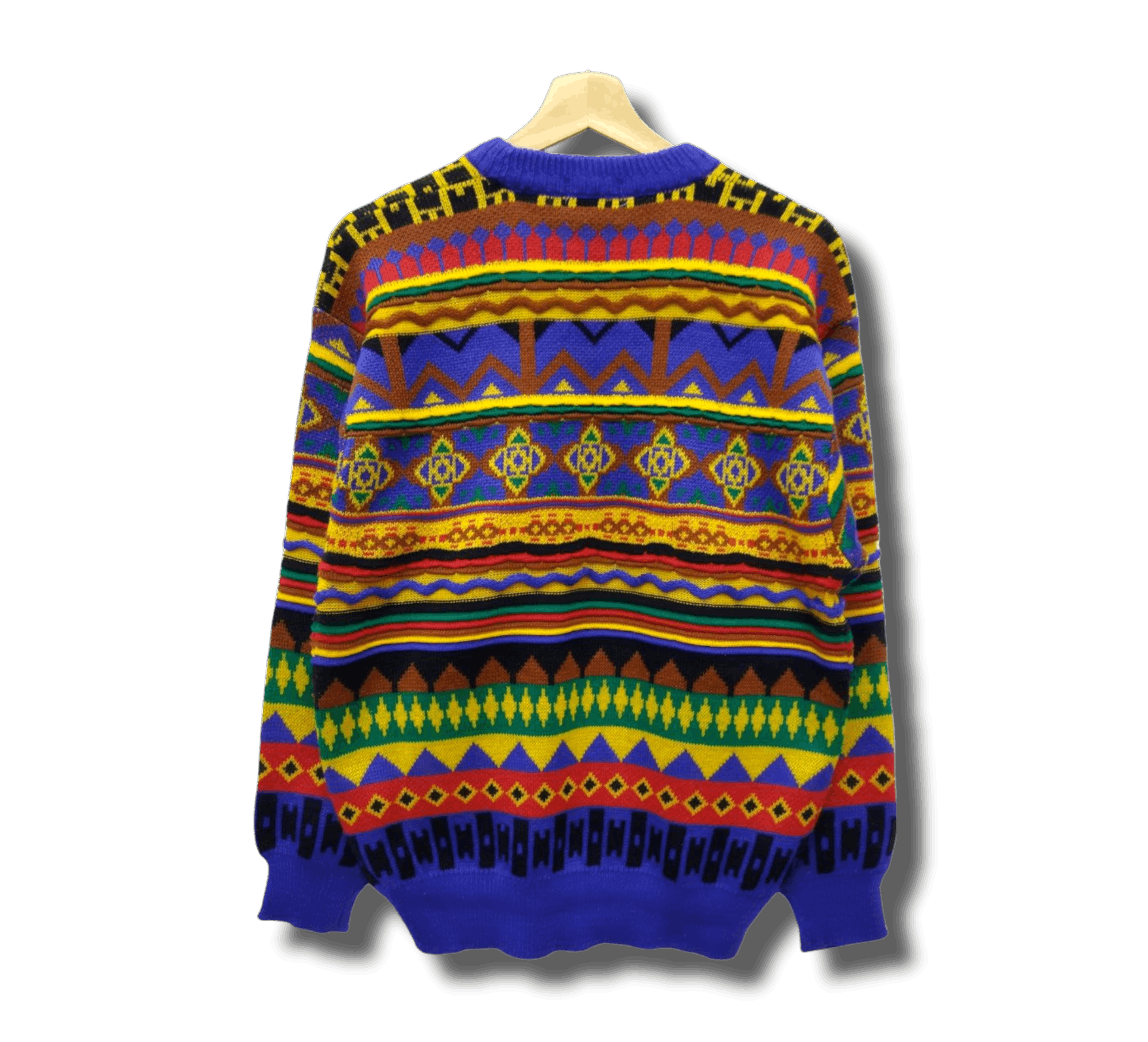 Vintage Vintage Joseph Myerchin Coogi Style Knit Sweater Size US L / EU 52-54 / 3 - 2 Thumbnail